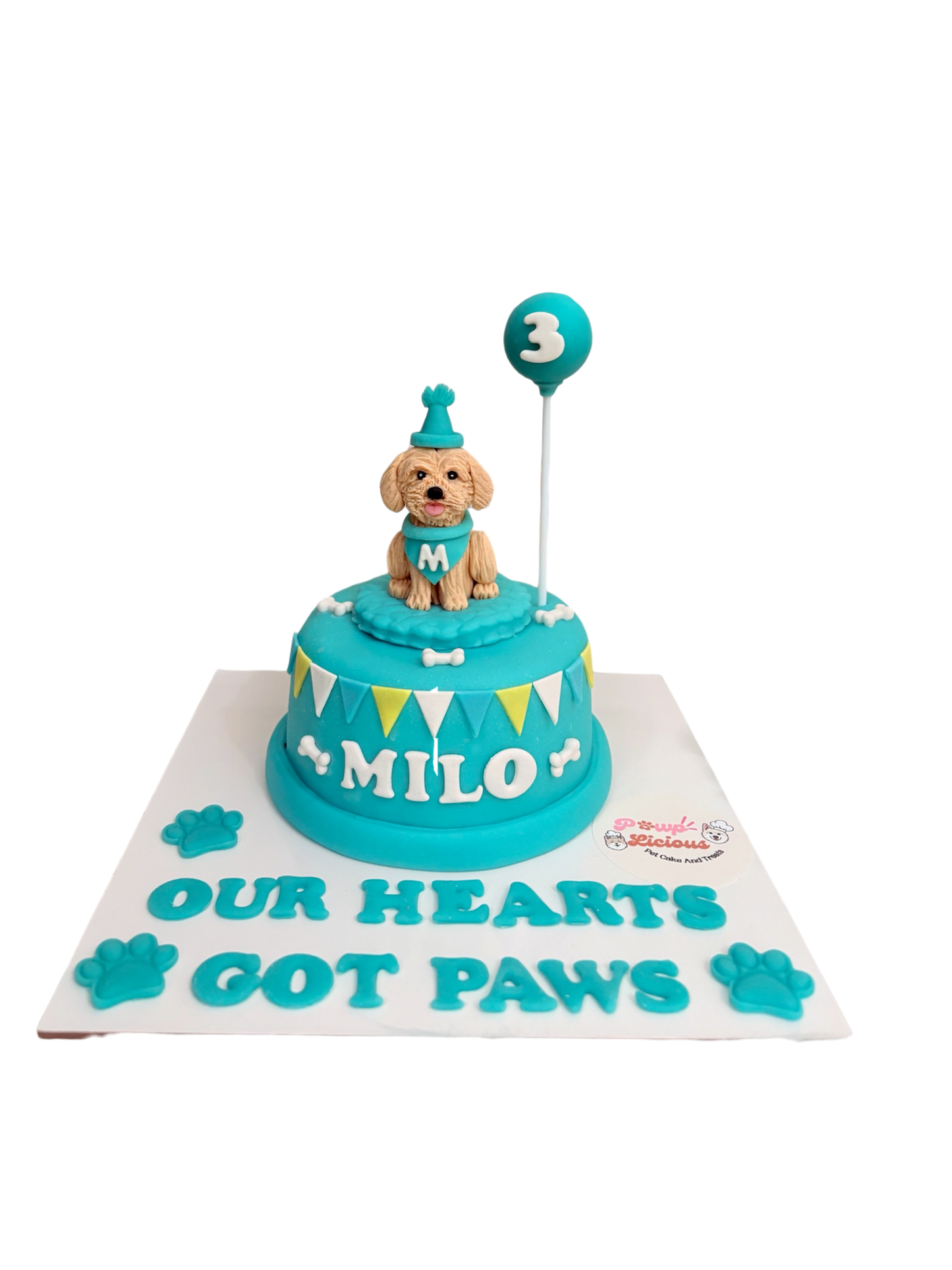 Happy Tails Cake(balloons)
