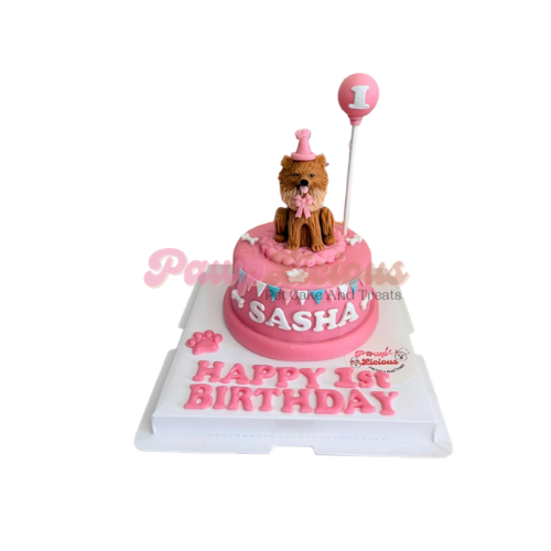 Happy Tails Cake(balloons)