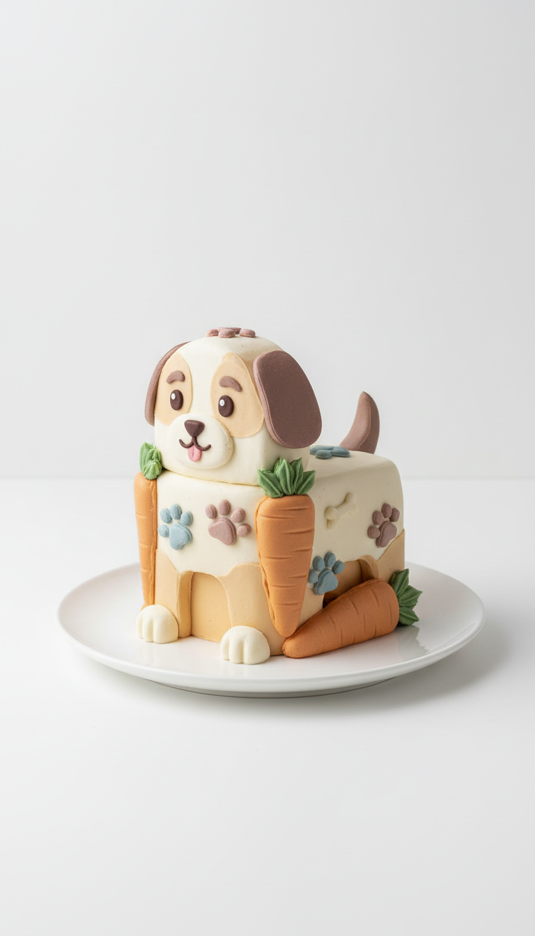Garden Carrot Canine Cake