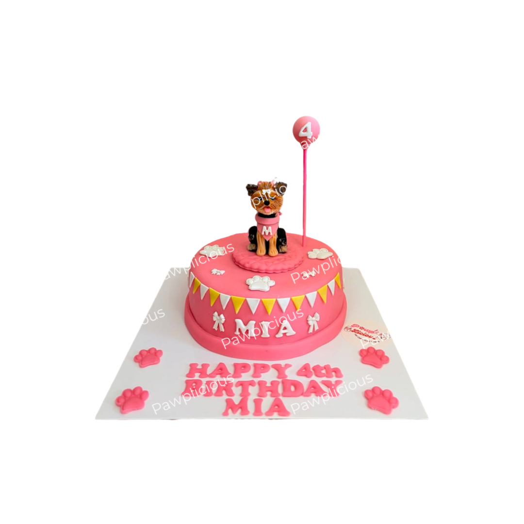 Happy Paws Cake (balloon)