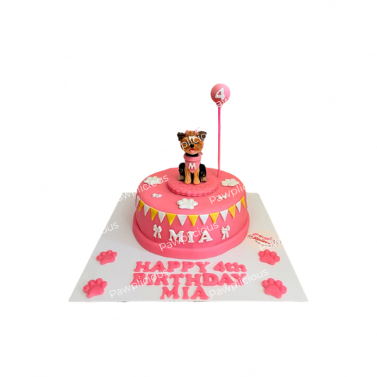 Happy Paws Cake (balloon)